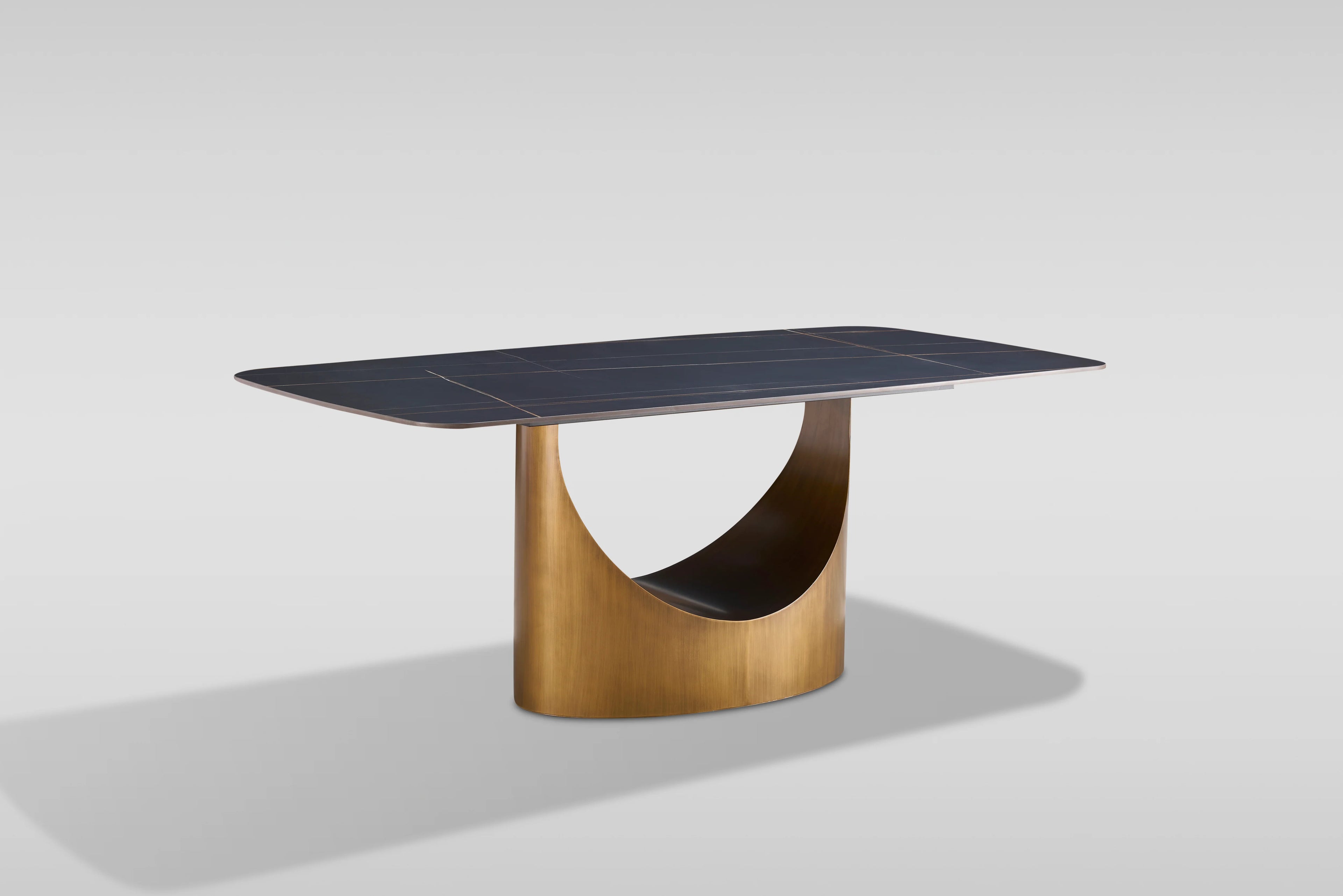 Roxy Dining Table (Black/Bronze)