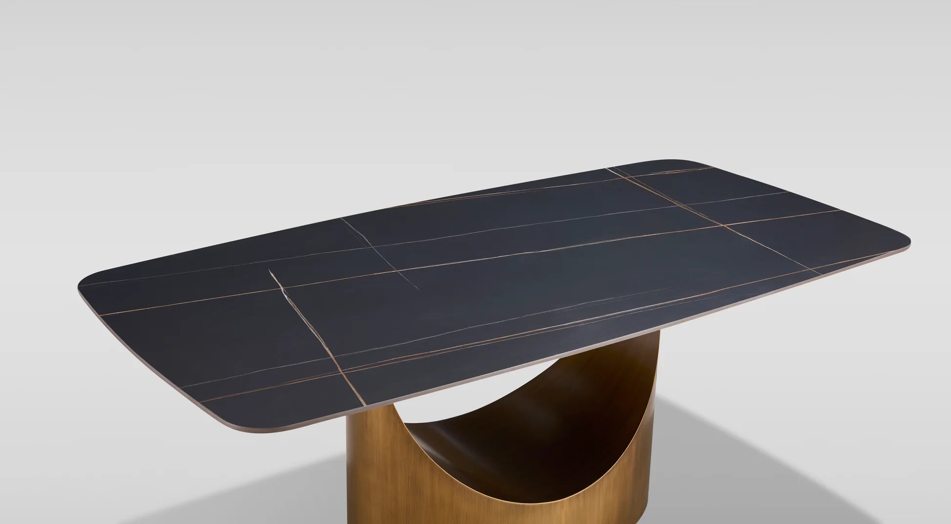 Roxy Dining Table (Black/Bronze)